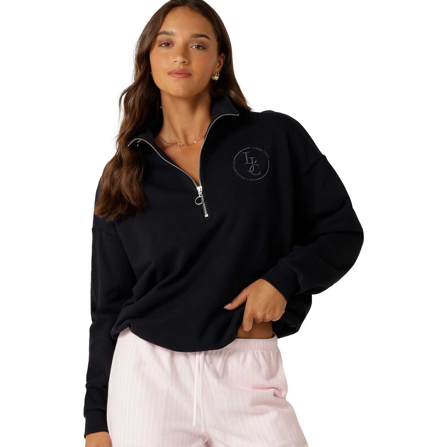 Lorna Jane Lj Heritage Quarter Zip Sweat
